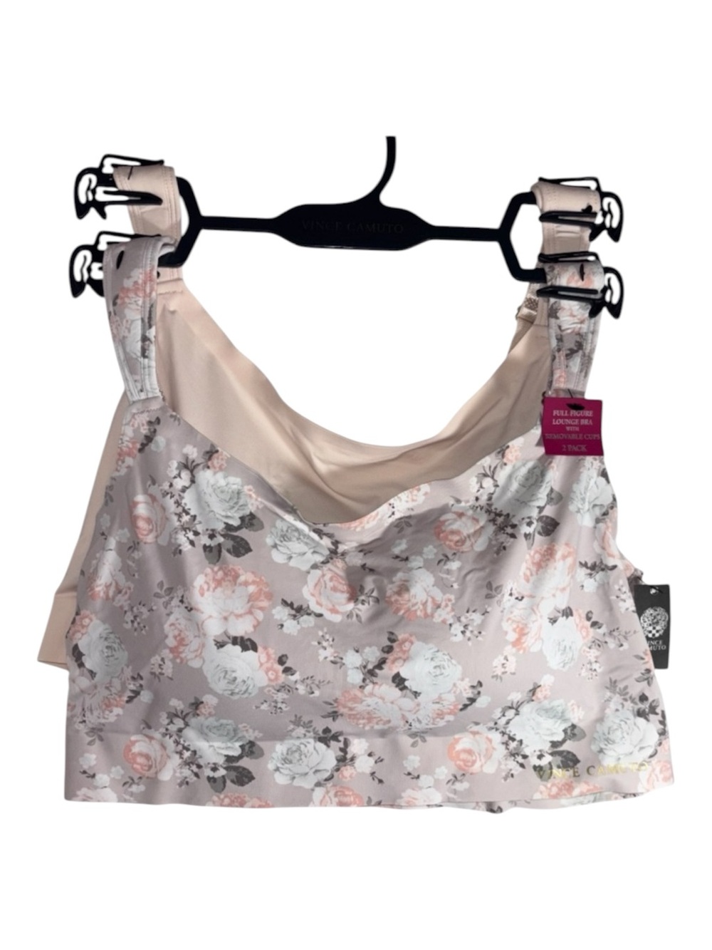 Vince Camuto Lounge Bras Full Figure Comfort Straps Floral Print Women’s Size 1X